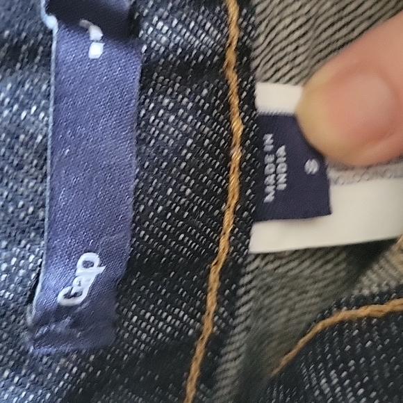 GAP Denim Mini Shirt Size 8 - Picture 2 of 4